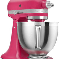 KitchenAid - 5 QT Hibiscus Artisan Tilt-Head Stand Mixer with Premium Accessory Pack - KSM195PSHI