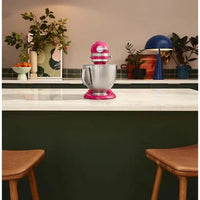 KitchenAid - 5 QT Hibiscus Artisan Tilt-Head Stand Mixer with Premium Accessory Pack - KSM195PSHI