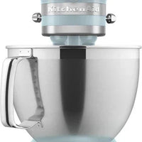 KitchenAid - 5 QT Mineral Water Blue Artisan Tilt-Head Stand Mixer with Premium Accessory Pack - KSM195PSMI