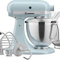 KitchenAid - 5 QT Mineral Water Blue Artisan Tilt-Head Stand Mixer with Premium Accessory Pack - KSM195PSMI - DISCONTINUED