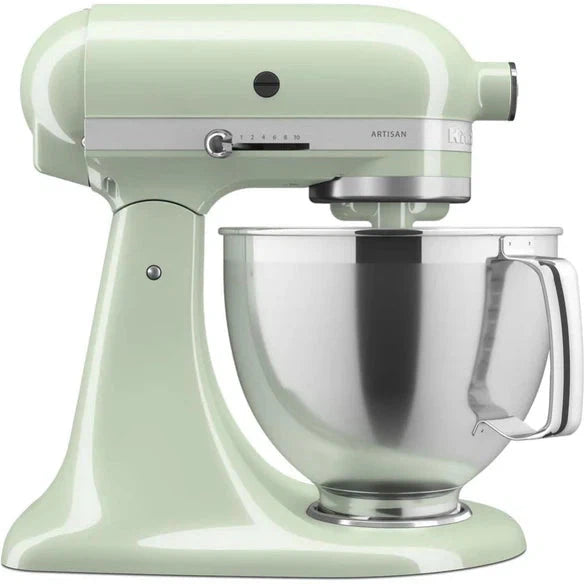 KitchenAid - 5 QT Pistachio Artisan Tilt-Head Stand Mixer with Premium Accessory Pack - KSM195PSPT