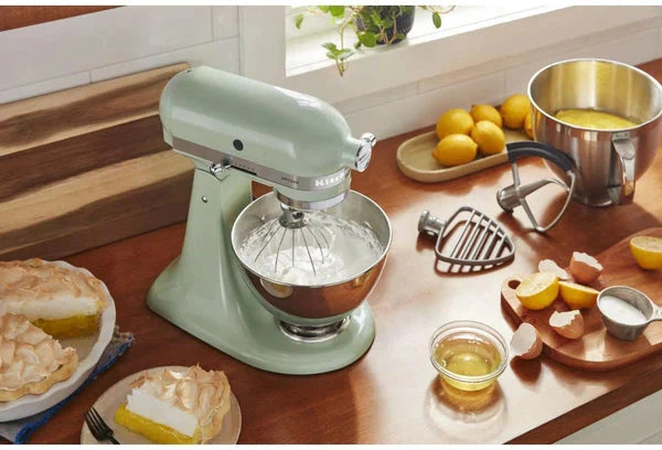 KitchenAid - 5 QT Pistachio Artisan Tilt-Head Stand Mixer with Premium Accessory Pack - KSM195PSPT