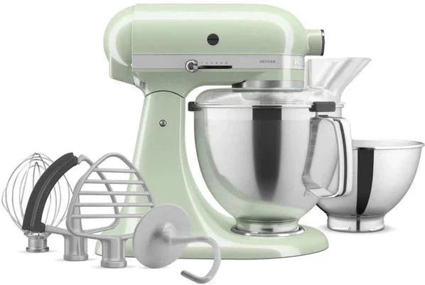 KitchenAid - 5 QT Pistachio Artisan Tilt-Head Stand Mixer with Premium Accessory Pack - KSM195PSPT - DISCONTINUED