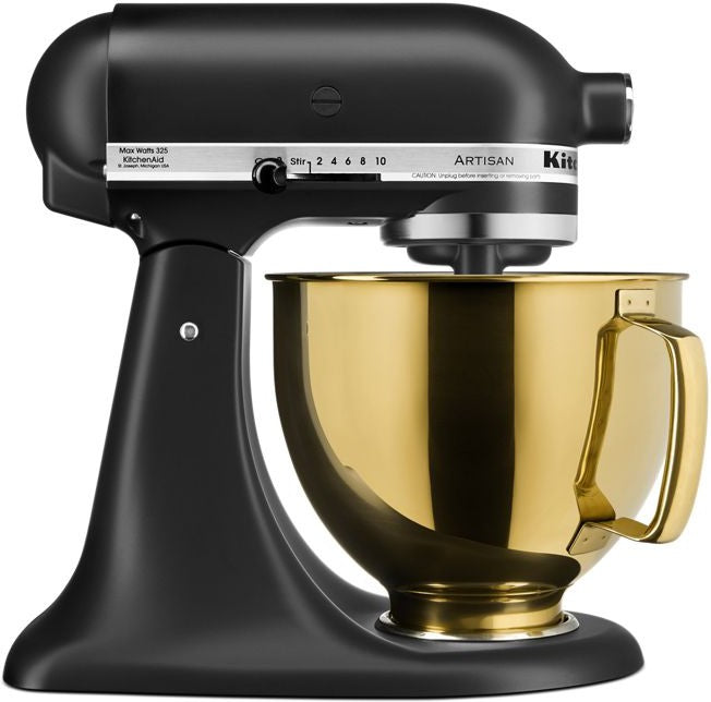 KitchenAid - 5 QT Radiant Gold Stainless Steel Bowl - KSM5SSBRG