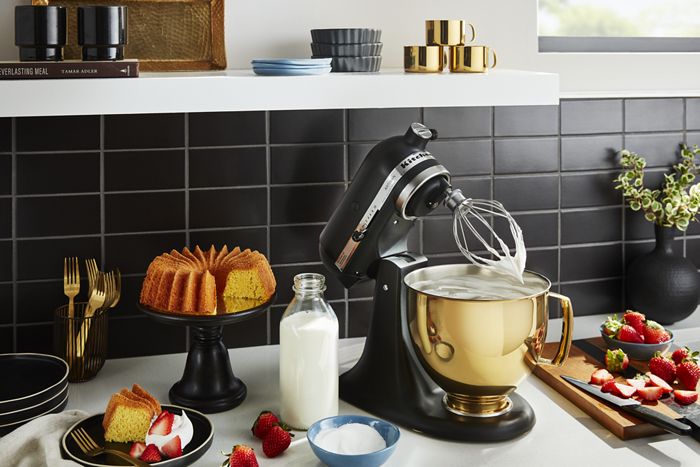 KitchenAid - 5 QT Radiant Gold Stainless Steel Bowl - KSM5SSBRG