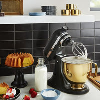 KitchenAid - 5 QT Radiant Gold Stainless Steel Bowl - KSM5SSBRG