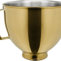 KitchenAid - 5 QT Radiant Gold Stainless Steel Bowl - KSM5SSBRG