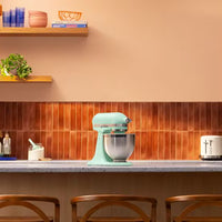 KitchenAid - 5 QT Spearmint Artisan Tilt-Head Stand Mixer with Premium Accessory Pack - KSM195PSSD