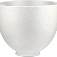 KitchenAid - 5 QT Speckled Stone Ceramic Bowl with Handle for Tilt Head Mixers - KSM2CB5PSS