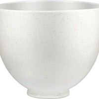KitchenAid - 5 QT Speckled Stone Ceramic Bowl with Handle for Tilt Head Mixers - KSM2CB5PSS