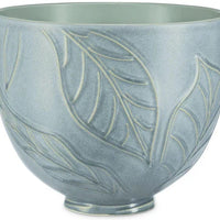 KitchenAid - 5 QT Spring Leaves Ceramic Bowl with Handle for Tilt Head Mixers - KSM2CB5LB