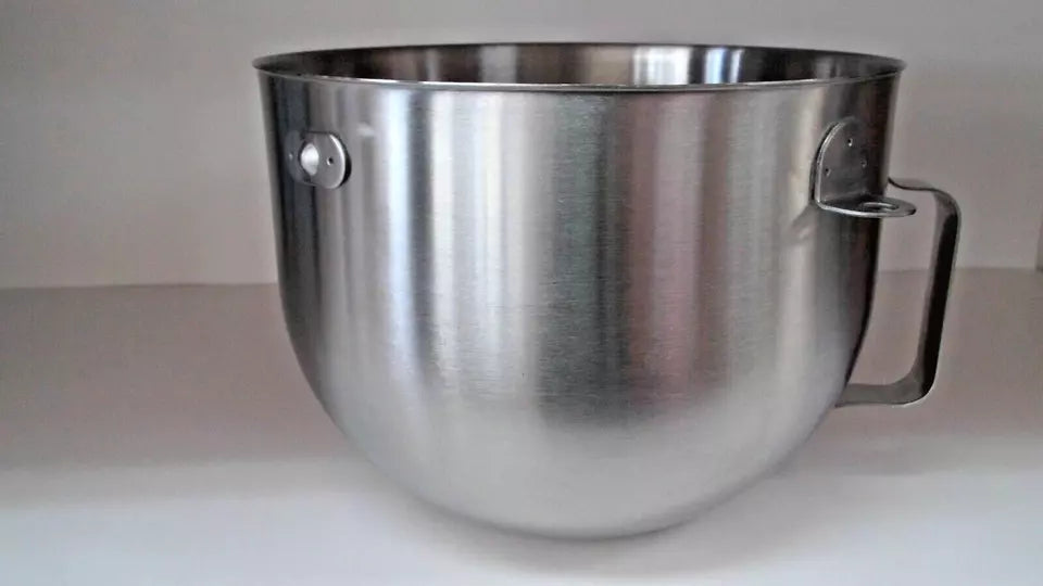 KitchenAid - 5 QT Stainless-Steel Commercial Mixing Bowl with Handle - KN25NSF