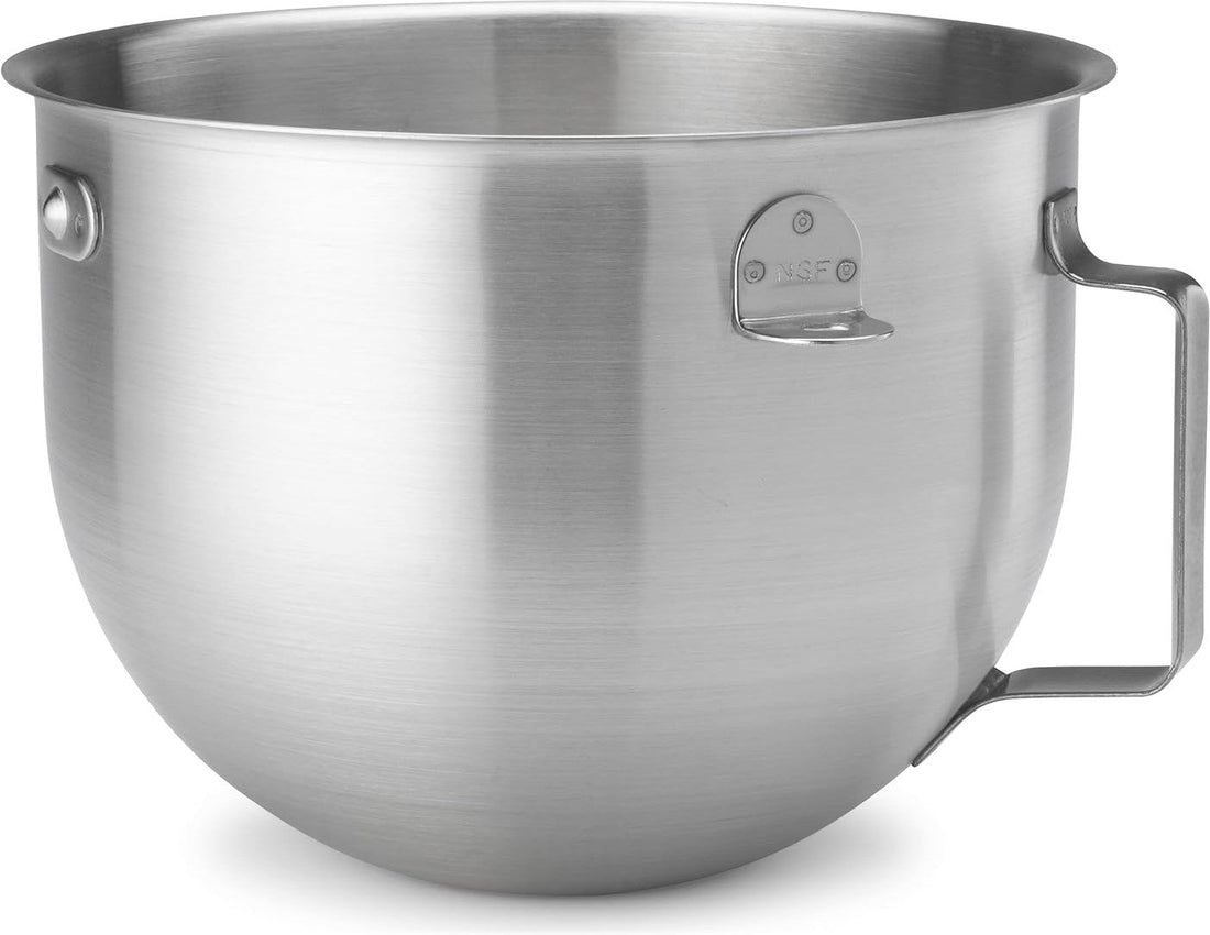 KitchenAid - 5 QT Stainless-Steel Commercial Mixing Bowl with Handle - KN25NSF