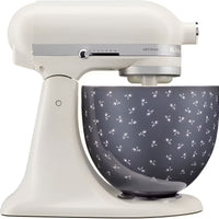 KitchenAid - 5 QT Vintage Floral Ceramic Bowl with Handle for Tilt Head Mixers - KSM2CB5BF