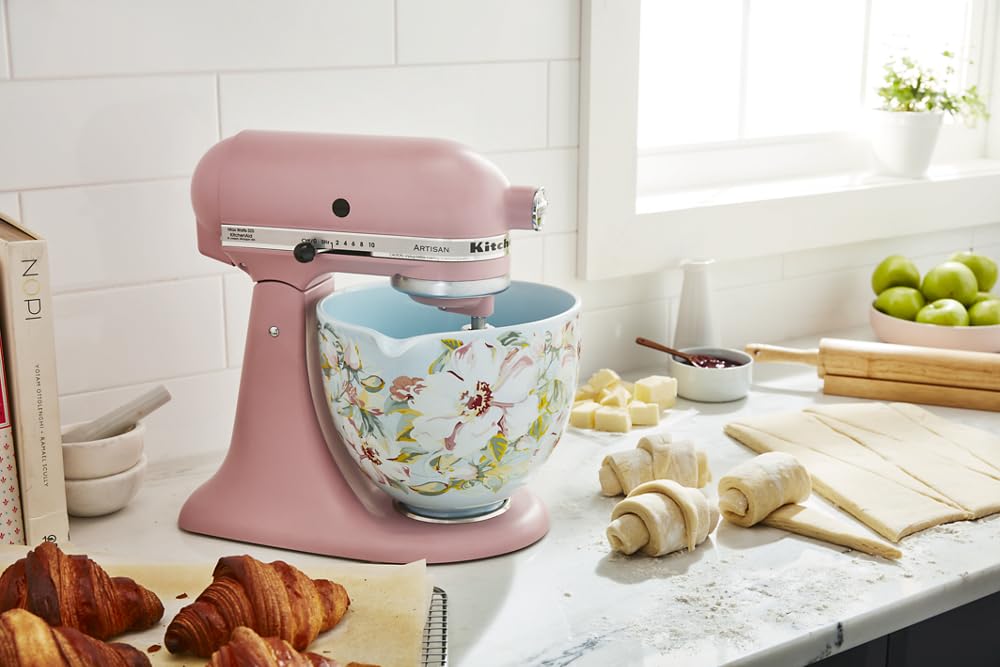 KitchenAid - 5 QT White Gardenia Ceramic Bowl - KSM2CB5PWG