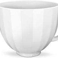 KitchenAid - 5 QT White Shell Ceramic Bowl - KSM2CB5PWS
