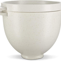 KitchenAid - 5 Qt Grey Speckle Bread Bowl with Baking Lid for Tilt-Head Mixer - KSM2CB5BGS