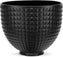 KitchenAid - 5 Quart Black Studded Ceramic Bowl for 4.5 & 5 qt Tilt-Head Stand Mixers - KSM2CB5LS