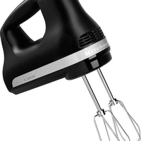 KitchenAid - 5-Speed Black Matte Ultra Power Hand Mixer - KHM512BM