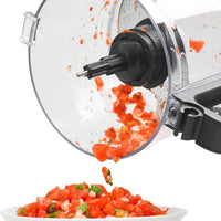 KitchenAid - 7 Cup Onyx Black Easy Store Food Processor - KFP0718OB