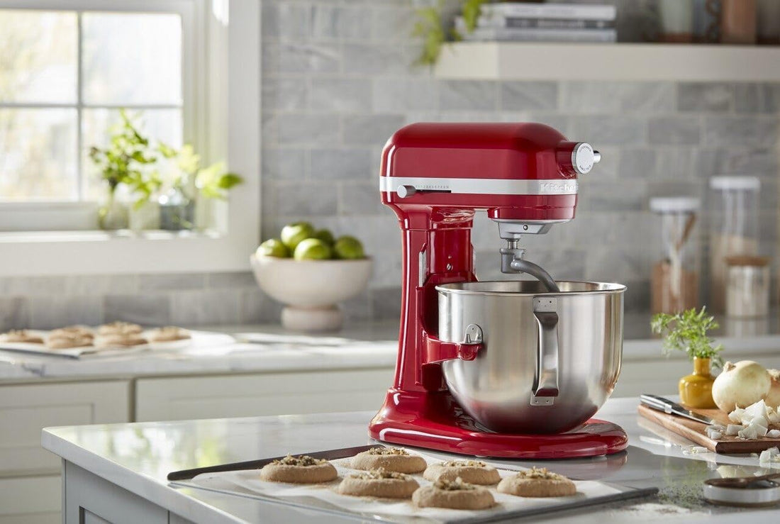 KitchenAid - 7 QT Bowl-Lift Stand Mixer Candy Apple Red - KSM70SKXXCA