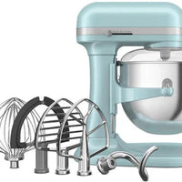 KitchenAid - 7 QT Mineral Water Blue Bowl-Lift Stand Mixer with Redesigned Premium Touchpoints - KSM70SNDXMI