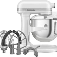 KitchenAid - 7 QT White Bowl-Lift Stand Mixer - KSM70SKXXWH
