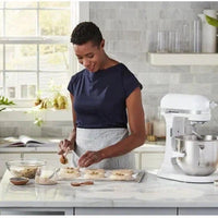 KitchenAid - 7 QT White Bowl-Lift Stand Mixer - KSM70SKXXWH