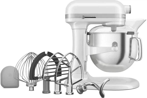 KitchenAid - 7 QT White Bowl-Lift Stand Mixer with Redesigned Premium Touchpoints - KSM70SNDXWH