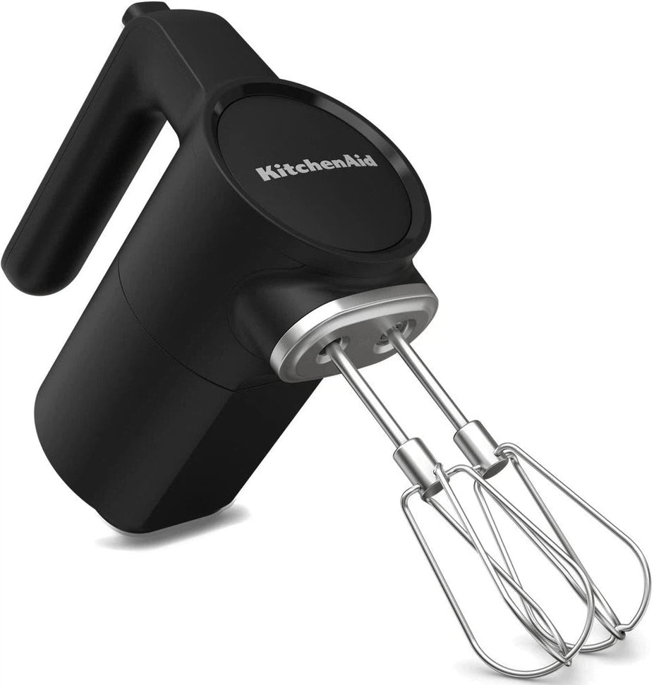 KitchenAid - 7 Speed Black Matte Cordless Hand Mixer - Battery Sold Separately - KHMR700BM