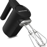 KitchenAid - 7 Speed Black Matte Cordless Hand Mixer - Battery Sold Separately - KHMR700BM