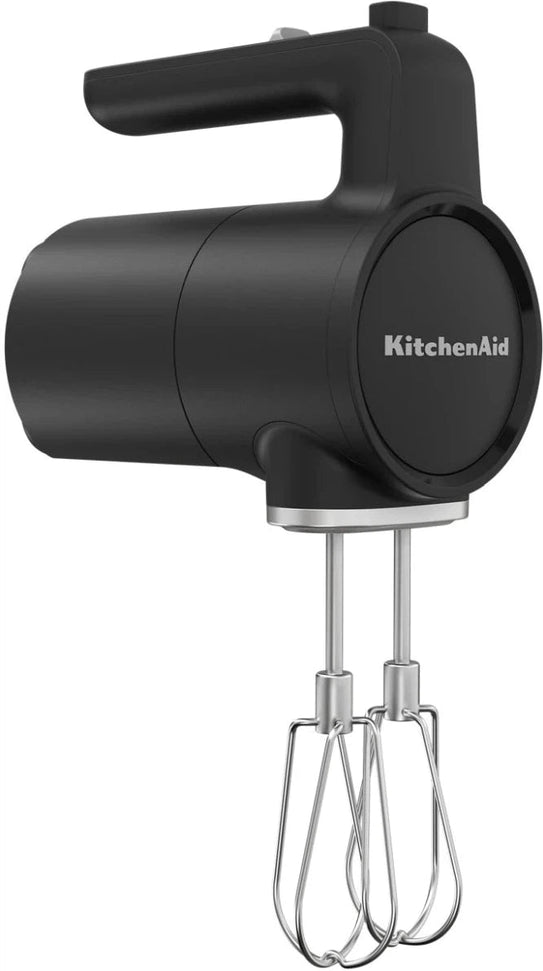 KitchenAid - 7 Speed Black Matte Cordless Hand Mixer - Battery Sold Separately - KHMR700BM