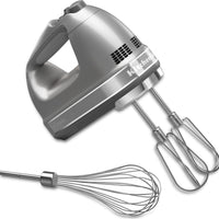KitchenAid - 7-Speed Contour Silver Hand Mixer with Soft Start - KHM7210CU