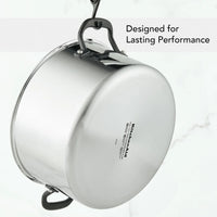 KitchenAid - 8 QT 5-Ply Clad Stainless Steel Stockpot with Lid - 30002-TF05