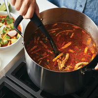 KitchenAid - 8 QT Brushed Stainless Steel Stock Pot with Measuring Marks and Lid - 71022-TF05