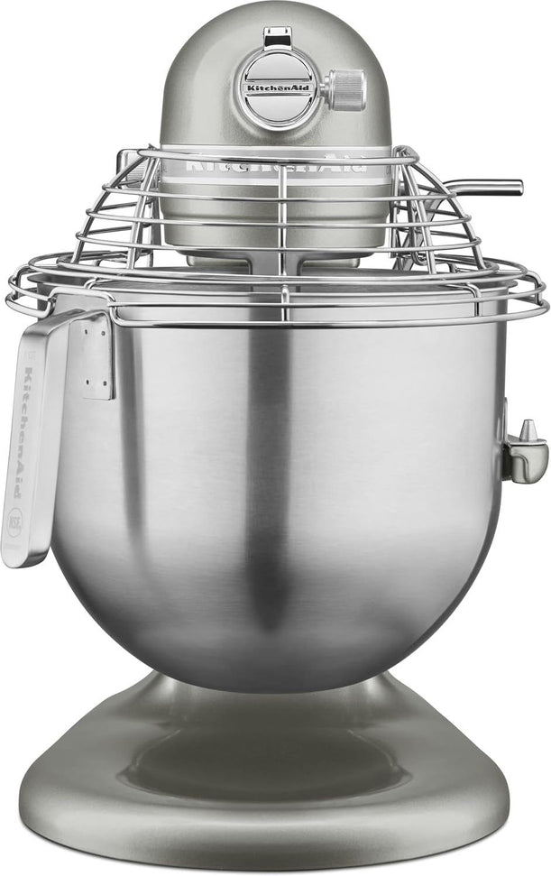KitchenAid - 8 QT NSF Certified Commercial Series Contour Silver Bowl-Lift Stand Mixer with Stainless Steel Bowl Guard - KSMC895CU