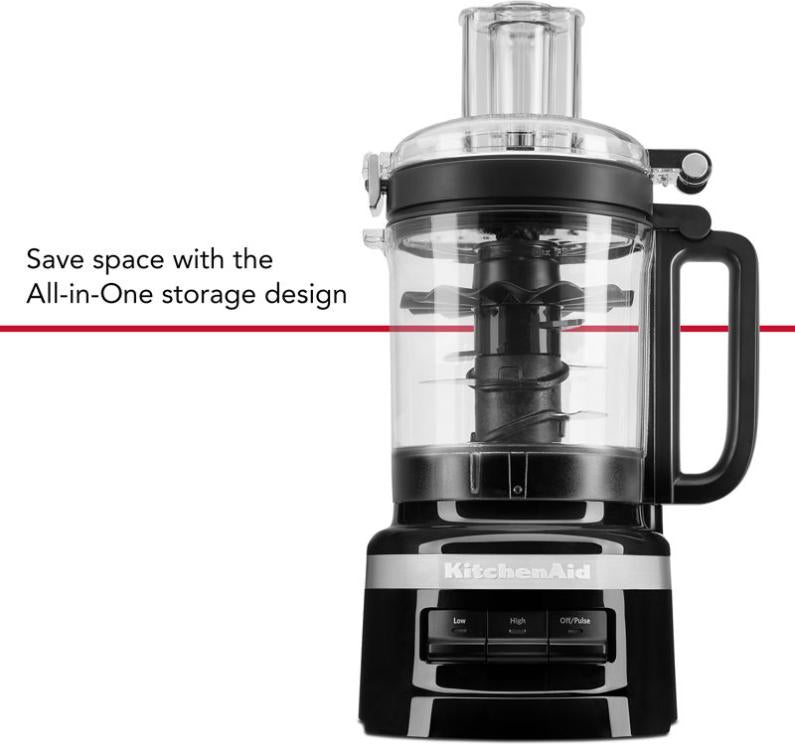 KitchenAid - 9 Cup Onyx Black Food Processor - KFP0921OB
