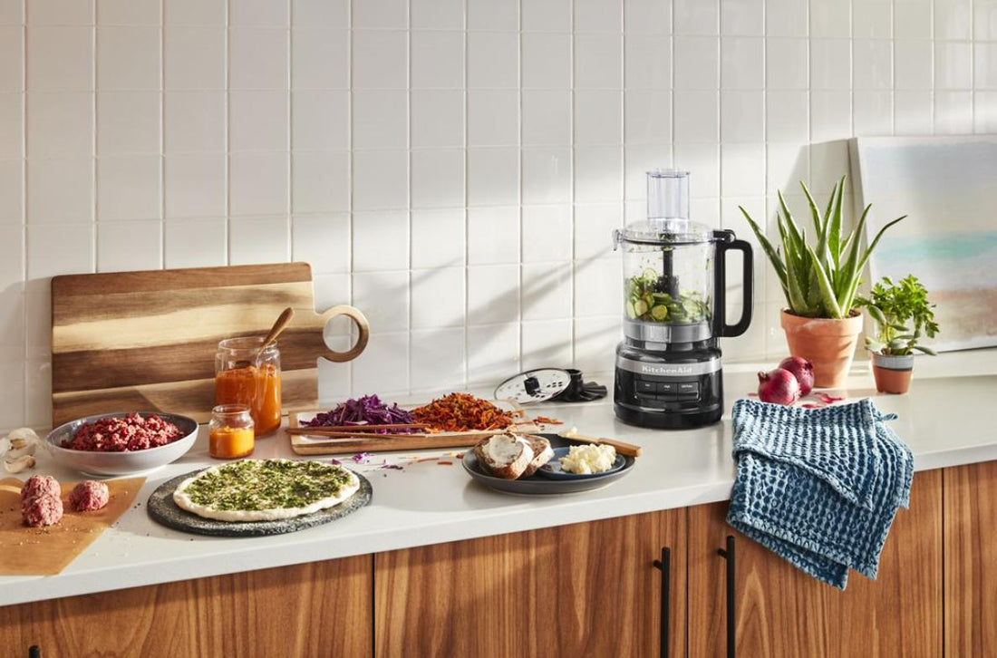 KitchenAid - 9 Cup Onyx Black Food Processor - KFP0921OB