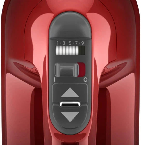 KitchenAid - 9-Speed Candy Apple Red Hand Mixer - KHM926CA