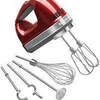 KitchenAid - 9-Speed Candy Apple Red Hand Mixer - KHM926CA