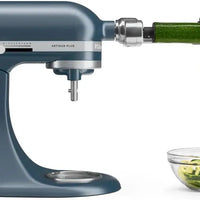 KitchenAid - Artisan Plus 5 QT Blue Steel Tilt-Head Stand Mixer with Accessories - KSM50PKVXBS