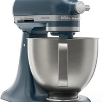 KitchenAid - Artisan Plus 5 QT Blue Steel Tilt-Head Stand Mixer with Accessories - KSM50PKVXBS