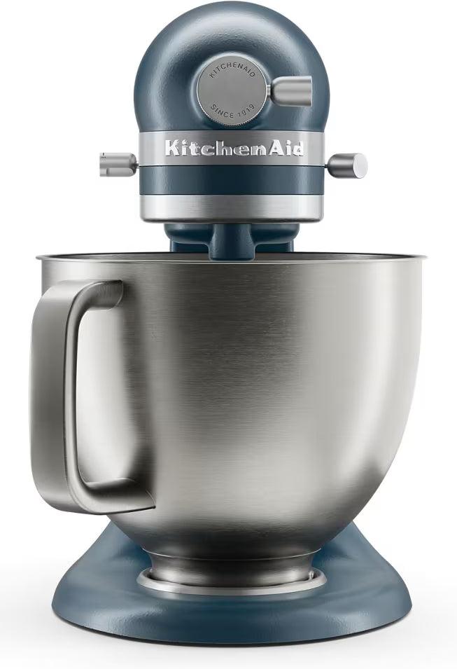 KitchenAid - Artisan Plus 5 QT Blue Steel Tilt-Head Stand Mixer with Accessories - KSM50PKVXBS