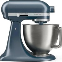 KitchenAid - Artisan Plus 5 QT Blue Steel Tilt-Head Stand Mixer with Accessories - KSM50PKVXBS