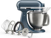 KitchenAid - Artisan Plus 5 QT Blue Steel Tilt-Head Stand Mixer with Accessories - KSM50PKVXBS