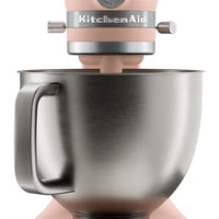 KitchenAid - Artisan Plus 5 QT Feather Pink Tilt-Head Stand Mixer with Accessories - KSM50PKVXFT