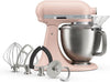 KitchenAid - Artisan Plus 5 QT Feather Pink Tilt-Head Stand Mixer with Accessories - KSM50PKVXFT