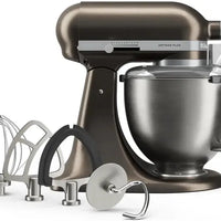 KitchenAid - Artisan Plus 5 QT Iron Ore Tilt-Head Stand Mixer with Accessories - KSM50PKVXIO