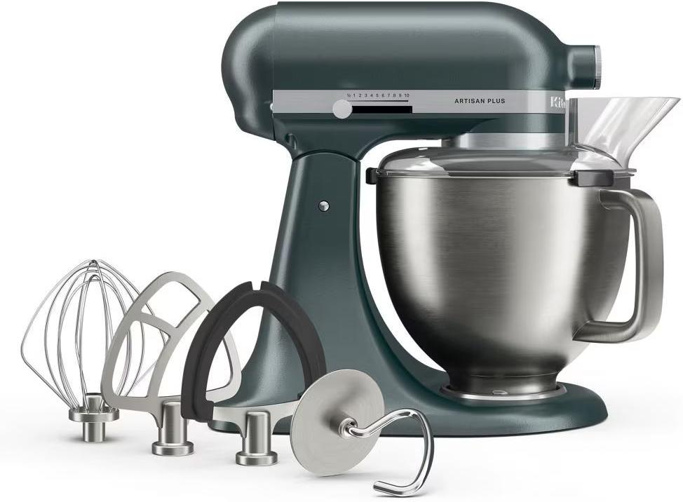 KitchenAid - Artisan Plus 5 QT Juniper Tilt-Head Stand Mixer with Accessories - KSM50PKVXJP