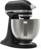 KitchenAid - Artisan Plus 5 QT Matte Black Tilt-Head Stand Mixer with Accessories - KSM50PKVXBM